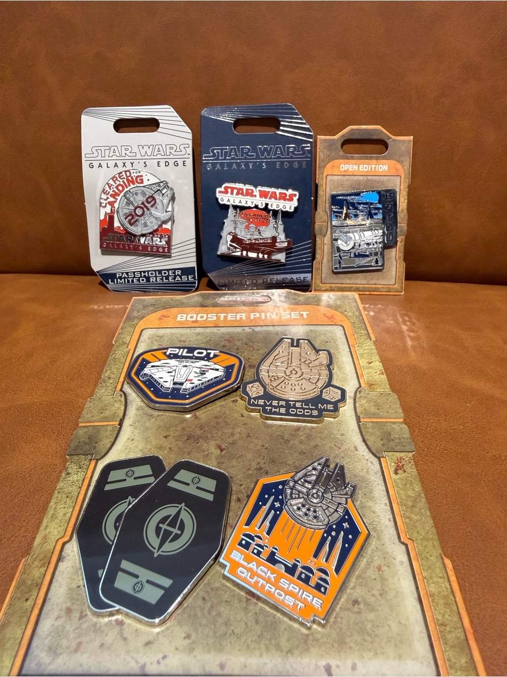 2019 Disney LE/Passholder/Open Edition Star Wars Galaxy’s Edge Pin Lot